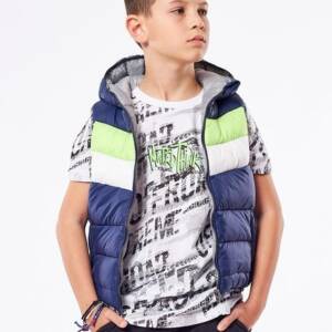 238749 Αμάνικο μπουφάν διπλής όψης