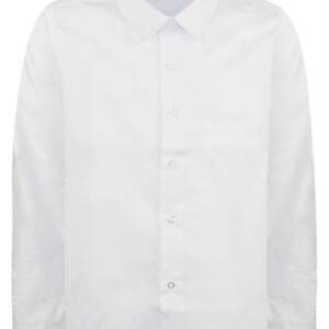 13-100001-4 Πουκάμισο μακρυμάνικο λευκό με τσέπη μπροστά ,εφηβικό αγόρι