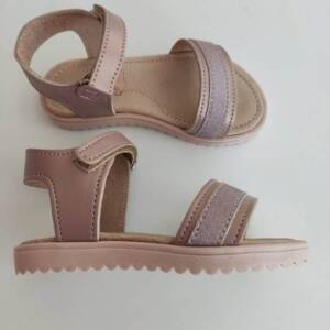 8081-2 Πέδιλο δερμάτινο ανατομικό με εύκολο άνοιγμα ,σάπιο μήλο.