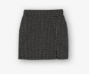 10052442 Φούστα ριγέ, ελαστική, κορίτσι εφηβικό