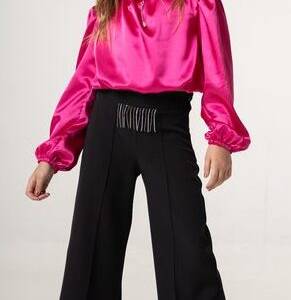 GNS342 Παντελόνα με στράς στη μέση, κορίτσι εφηβικό