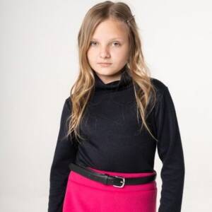 GNS337 Μπλούζα λεπτή πλεχτή , ζιβάγκο, κορίτσι εφηβικό