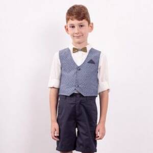 242740 Σετ βερμούδα με πουκάμισο και γιλέκο, αγόρι εφηβικό