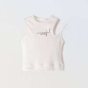 242031 Μπλουζάκι αμάνικο, ρίπ, κορίτσι εφηβικό