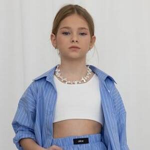 A14031-06 Μπλουζάκι τόπ απο διπλό ύφασμα bamboo ,με τιράντα, κορίτσι εφηβικό