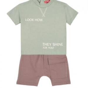 4351 Σετ βερμούδα με κοντομάνικο μπλουζάκι, αγόρι βρεφικό