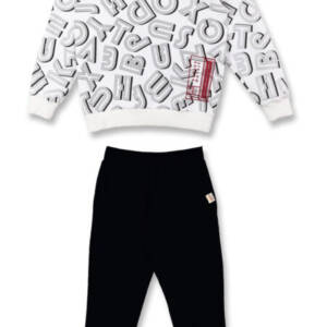 163724Σετ φόρμας με κουκούλα, all over print στο μπλουζάκι , για αγόρια