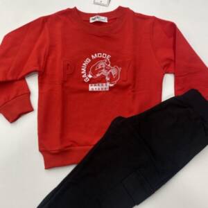 44125 Σετ φόρμας λεπτή με μακρυμάνικο φούτερ