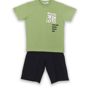 62625 Σετ βερμούδα μακό, με τσέπη στο μπλουζάκι