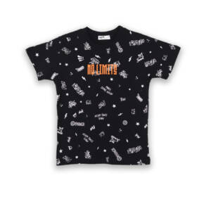 65725 Μπλουζάκι κοντομάνικο με τύπωμα μπροστά