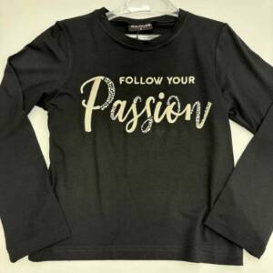 GNS858 Παιδικό μπλουζάκι genius, με κέντημα μπροστά