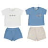 26-01652 Βρεφικό σετ βερμούδα μακό, mayoral, 4τμχ