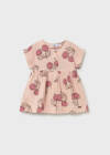 26-01921 Βρεφικό λινό φόρεμα με στάμπες, mayoral