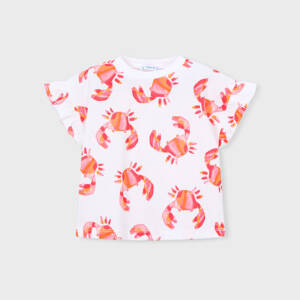 26-03018 Παιδικό μπλουζάκι κοντομάνικο με στάμπα, mayoral