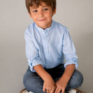 26-03118 Παιδικό μακρυμάνικο πουκάμισο λινό, mayoral