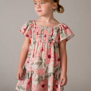 26-03932 Παιδικό φόρεμα λινό , mayoral