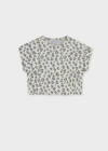 26-06012 Παιδικό μπλουζάκι κοντομάνικο , mayoral με animal print