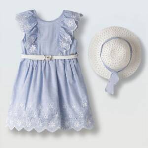 266208 Παιδικό φόρεμα ebita  με καπέλο