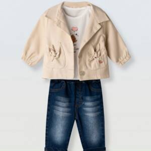 266518 Βρεφικό σετ παντελόνι, 3τμχ, ebita