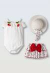 266523 Βρεφικό σετ φούστα με κορμάκι, ebita