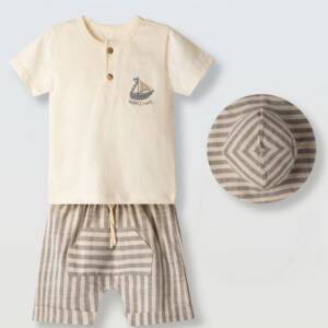 266602 Βρεφικό σετ βερμούδα, Hashtag