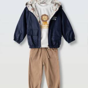 266613 Βρεφικό σετ παντελόνι 3τμχ , Hashtag