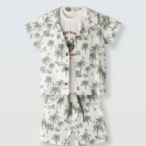 266615 Βρεφικό σετ βερμούδα ,3τμχ, Hashtag