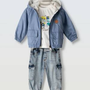 266617 Βρεφικό σετ παντελόνι 3τμχ , Hashtag