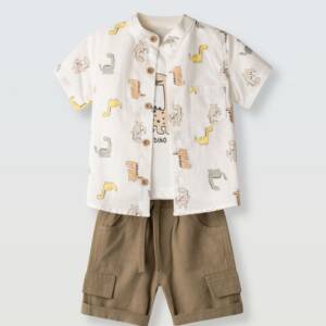 266621 Βρεφικό σετ βερμούδα ,3τμχ, Hashtag