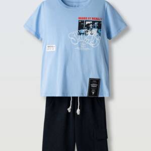 266742 Παιδικό σετ βερμούδα, hashtag