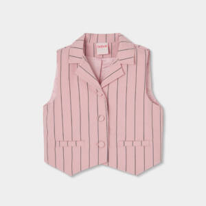 783031-9848 Παιδικό γιλέκο ριγέ για κορίτσια , boboli