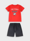 12-226114-0 Παιδικό σετ βερμούδα με στάμπα στο μπλουζάκι ,energiers