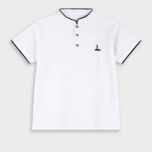 12-226134-5 Παιδικό μπλουζάκι πόλο, με μάο γιακά, energiers