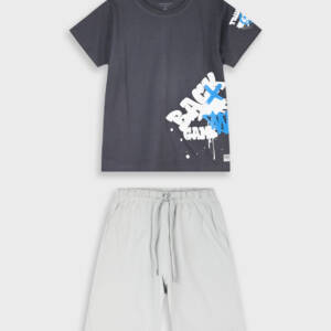 13-226082-0 Παιδικό σετ βερμούδα με στάμπα, energiers