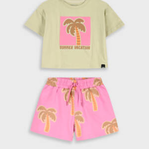 15-226390-0 Παιδικό σετ σόρτς , με τύπωμα στο μπλουζάκι, energiers