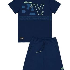 261-3002 Παιδικό σετ βερμούδα sprint, με στάμπα