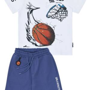 261-3043 Παιδικό σετ βερμούδα sprint, με στάμπα