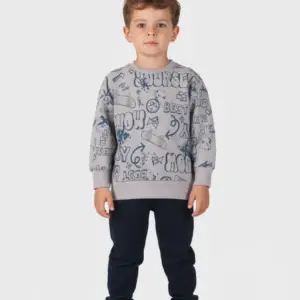 2612105 Παιδικό σετ φόρμας, λεπτό μακρυμάνικο, joyce