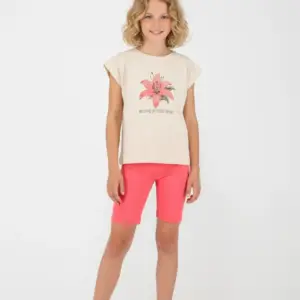 2613132 Παιδικό σετ κολάν ποδηλάτου, με τύπωμα στο μπλουζάκι, joyce