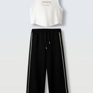 266016 Παιδικό σετ παντελόνα μακό  με αμάνικο μπλουζάκι, ebita