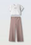 266021 Παιδικό σετ παντελόνα ρίπ με κοντομάνικο μπλουζάκι, ebita