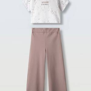 266021 Παιδικό σετ παντελόνα ρίπ με κοντομάνικο μπλουζάκι, ebita