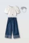 266225 Παιδικό σετ παντελόνα τζιν με στέκα, ebita