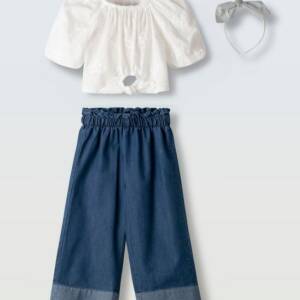 266225 Παιδικό σετ παντελόνα τζιν με στέκα, ebita