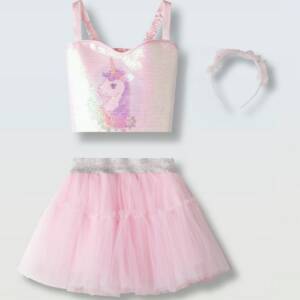 266234 Παιδικό σετ φούστα τουτού με τοπάκι και στέκα, ebita