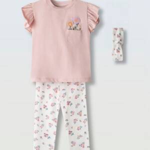 266244 Παιδικό σετ κολάν ,με κορδέλα,  ebita