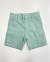 813068-4613 Παιδική βερμούδα λινή, boboli