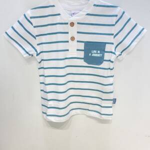 BB-YF8774-65 Βρεφικό κοντομάνικο μπλουζάκι ριγέ, ativo