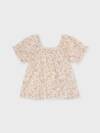 KG-ND8518-20 Παιδικό μπλουζάκι floral , με λάστιχο στο μανίκι, ativo