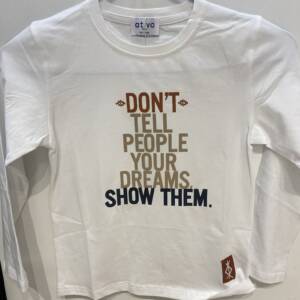 TB-YF8421-12 Παιδικό λεπτό μακρυμάνικο μπλουζάκι με τύπωμα, ativo